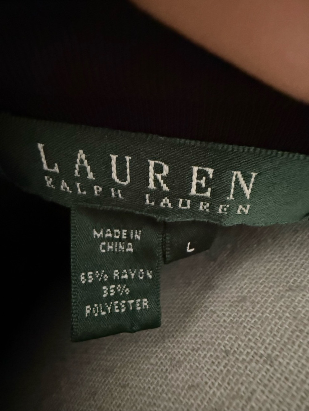 Lauren Ralph Lauren Black Seamed Dress - Picture 8 of 8